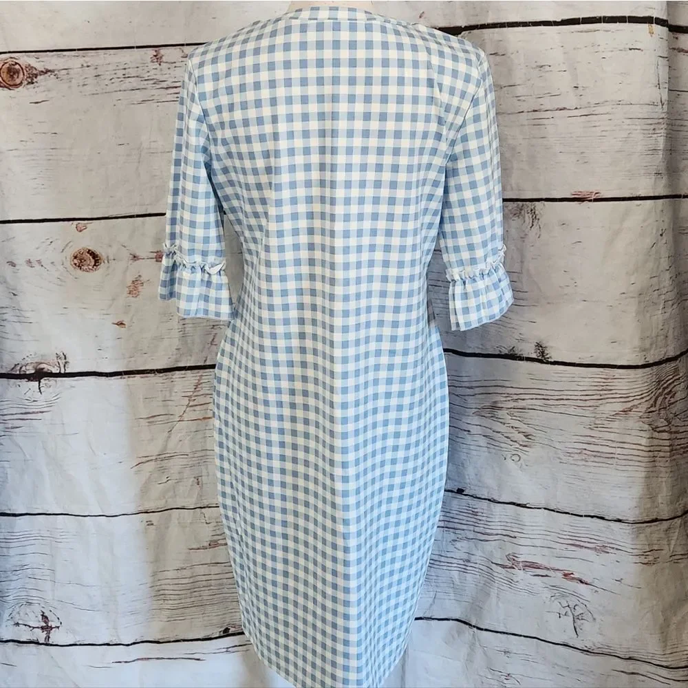 Sonnet James Gingham Play Dress Size Large